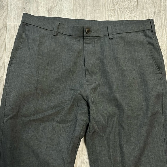 🔥BUNDLESALE Mens 38/29 Haggar H26 100% polyester flat front dress work pants - Picture 1 of 6
